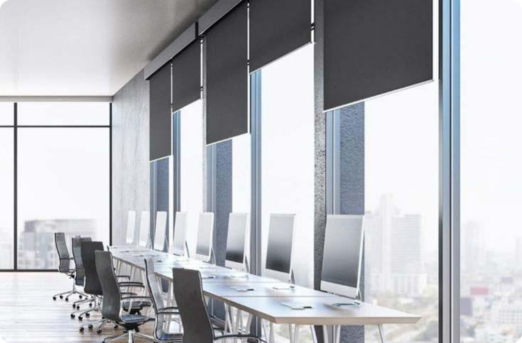 Open plan office area